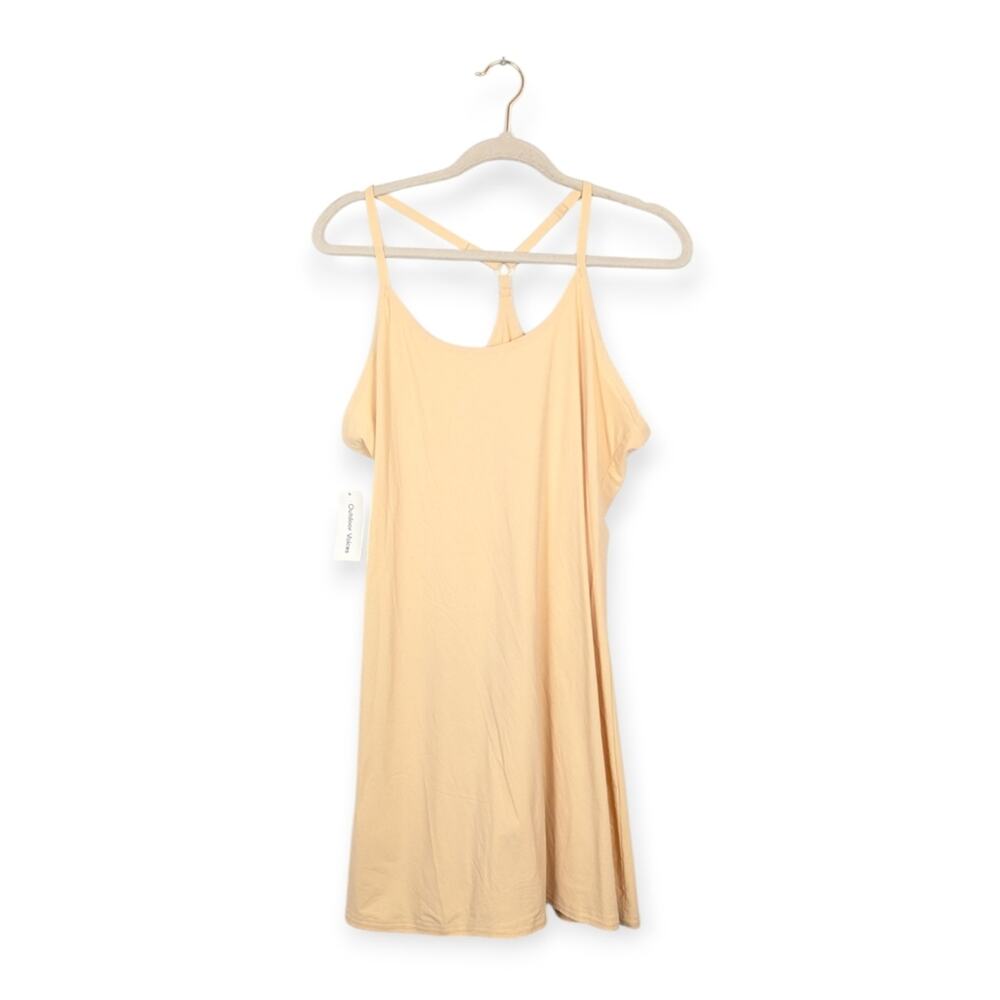 NWT Outdoor Voices Toscana Light Peach Orange The Exercise Dress